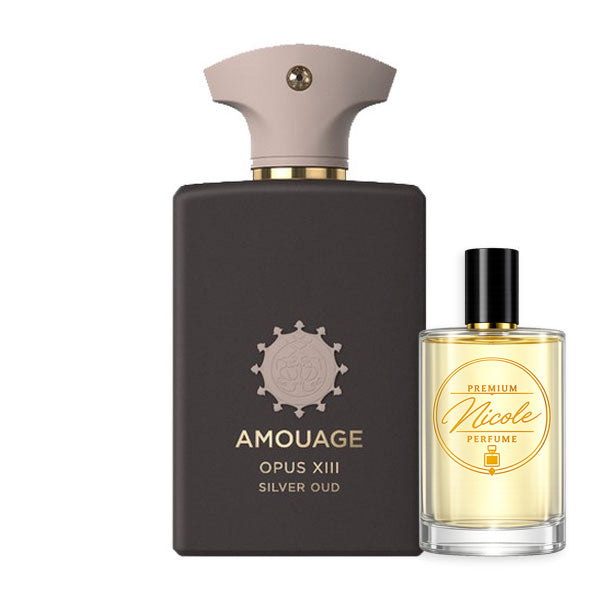 Premium 1003089 EDP e frymëzuar nga Opus XIII – Silver Oud | Amouage për femra, për meshkuj, unisex